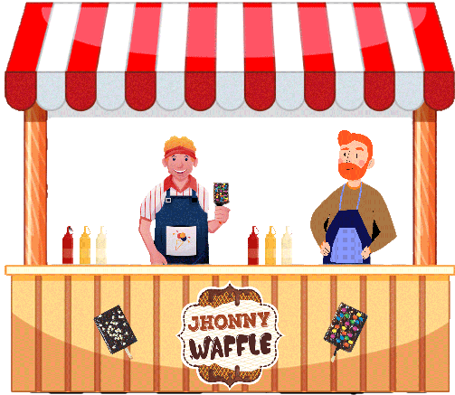 jhonny waffle Counter